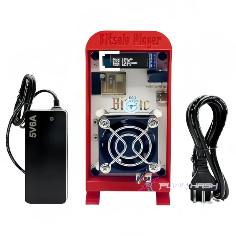 Bitaxe Gamma 601 BTC Miner 1.2TH/s, BM1370 ชิป ASIC, 2.4G WiFi, 18W/TH, เครื่องขุด Crypto Lottery, Micro Silent สําหรับบ้านเรา