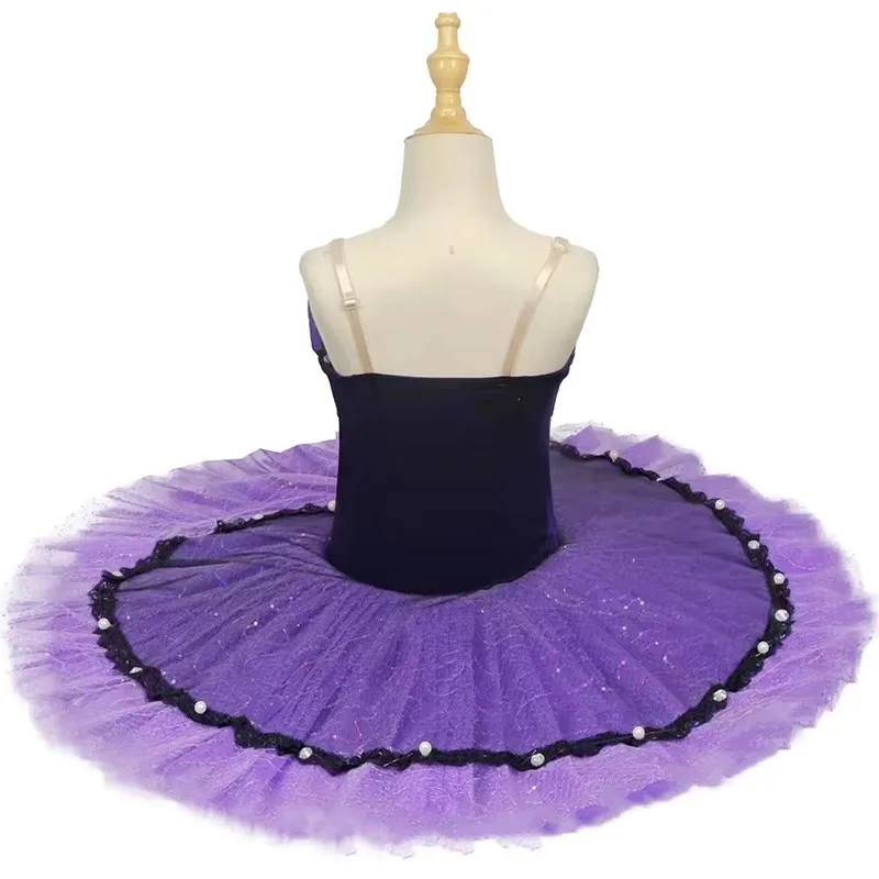 New Purple  Ballet Old Young Lake Angsa Balerina Panekuk Tutu Girl Adult Girl Ballet Gaun Dance Children Tutu costume