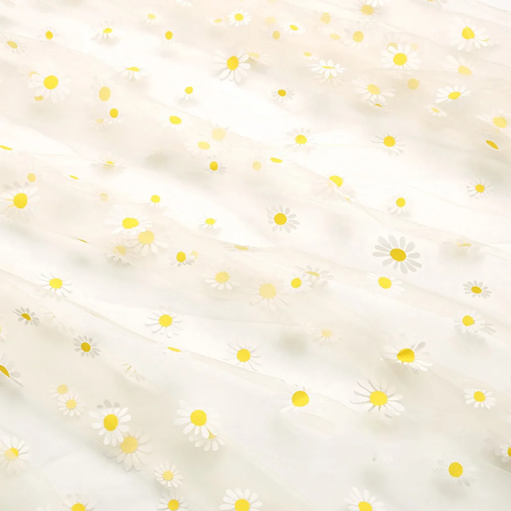 DIY for Wedding Dress Embroidery Tulle Floral Lace DIY Bridal Dress Light Weight Non Stretch Soft Touch Attractive