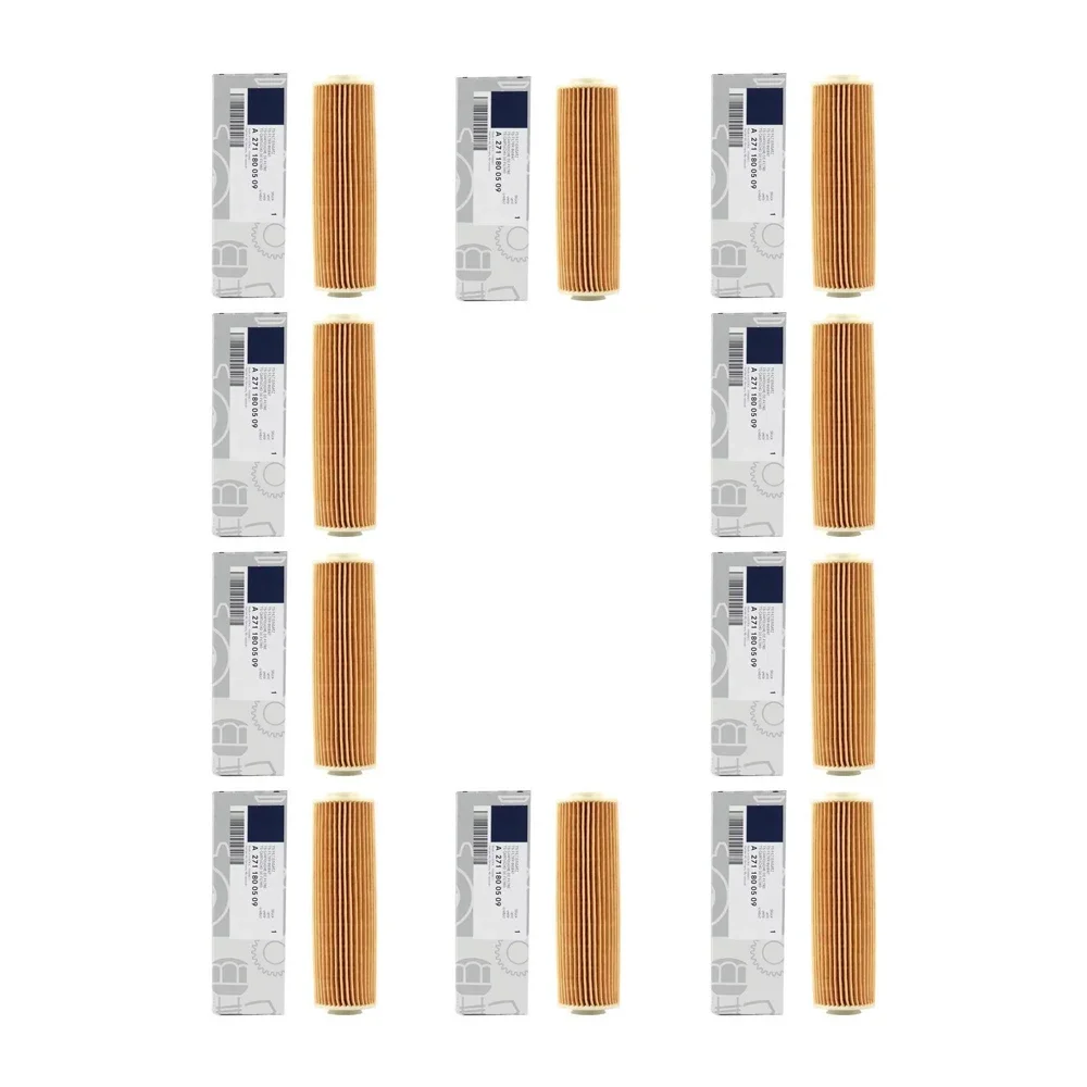 

10pcs Oil Filter for MERCEDES-BENZ C-CLASS W204 S204 E-CLASS W212 A207 C207 S212 SLK R172 2711800509 2711800309 2711800409