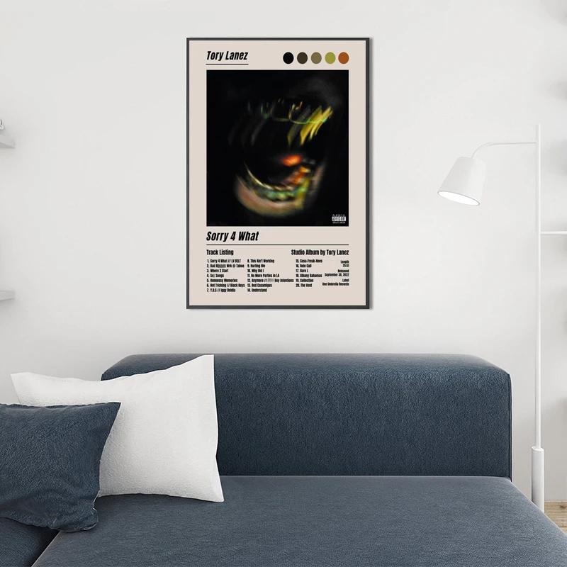 Tory Lanez Poster Alone At Prom Chixtape Hip Hop Music Album Cover Prints Wall Art Canvas Painting Picture Room Home Decor Gifts