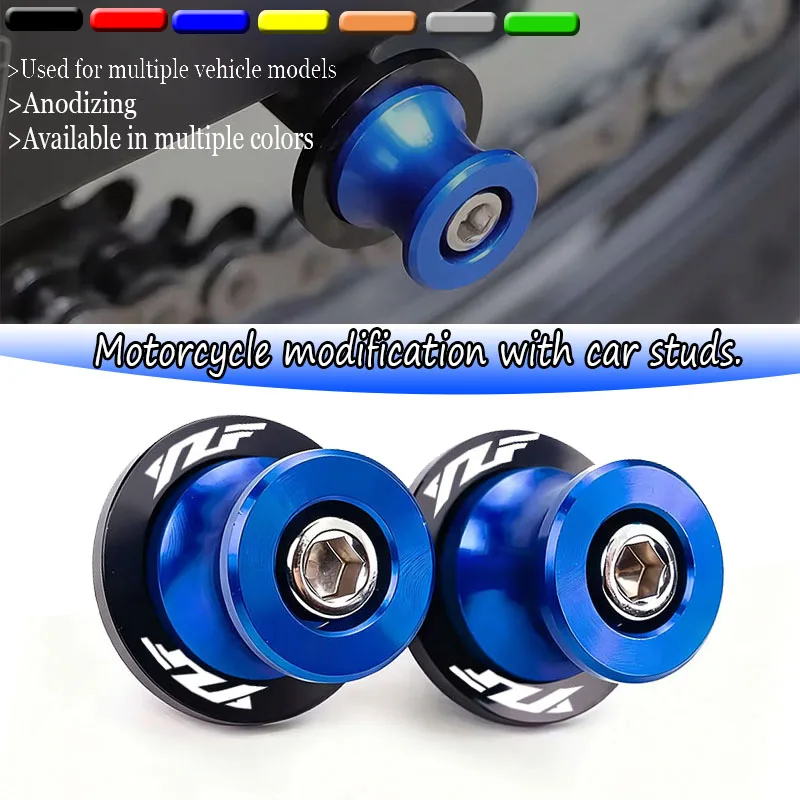 For YAMAHA YZF R1 R3 R6 R7 R25 R125 R1M YZFR1 YZFR3 YZFR6 YZFR7 Motorcycle Accessories 6MM Swingarm Spool Slider Stand Screws