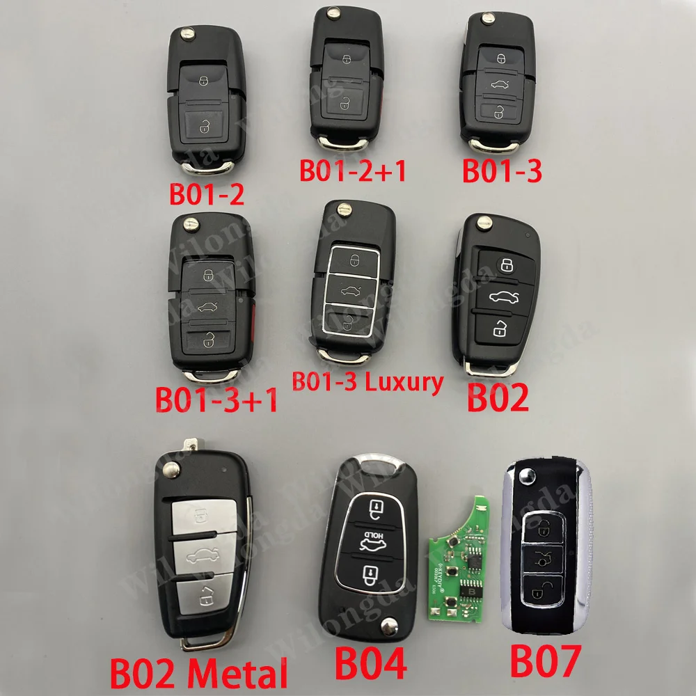 

3PCS/LOT KEYDIY B Series KD Remote Key B01-3 luxury B01-2 B01-2+1 B01-3 B01-3+1 B02 metal B04 for KD900 KD-X2 KD-MAX