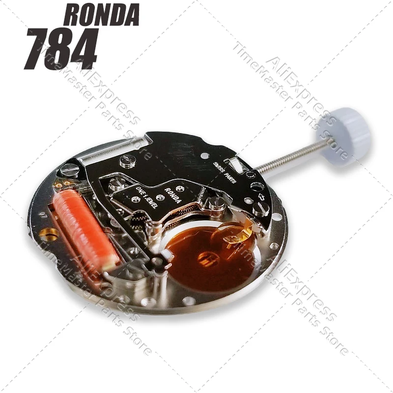 Ronda 784 Quarzuhrwerk Schweizer 2 Zeiger Datum 20 mm Batterie-Nr. 362 Hochwertige Reparatur- und Ersatzteile