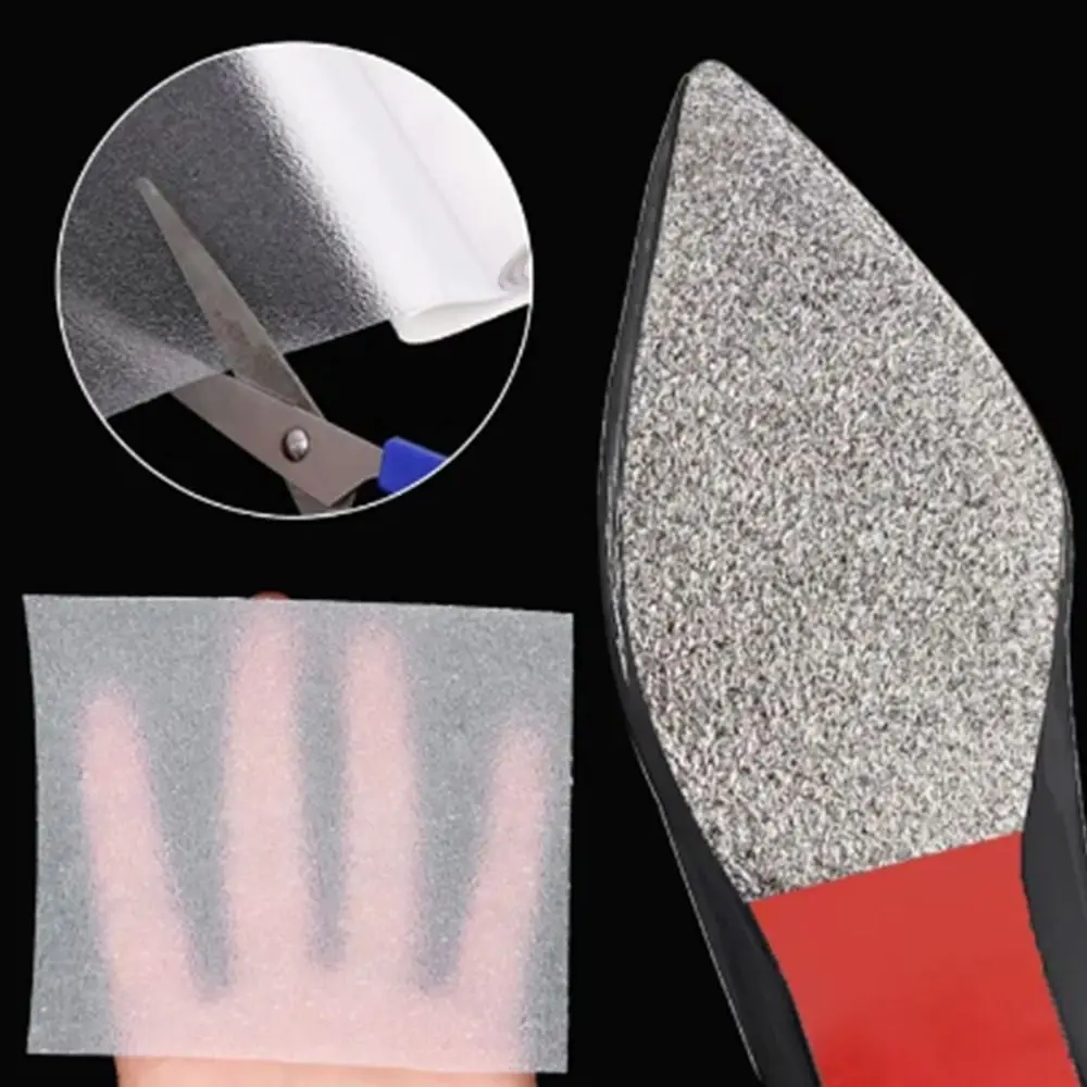حامي نعل شفاف غير مرئي، وسادات سفلية للحذاء ذاتية اللصق يمكن ارتداؤها، ملصق مضاد للانزلاق #2