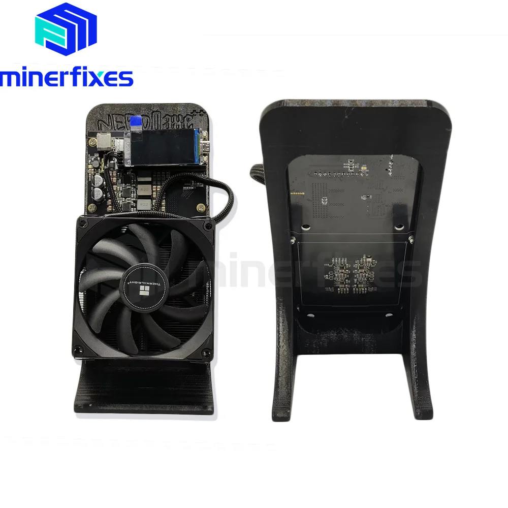 جهاز تعدين بيتكوين الأكثر مبيعًا BTC BCH NerdQaxe 4.8TH/s 75W Solo Miner BTC، SHA-256 مع ضمان 120 وات PSU180