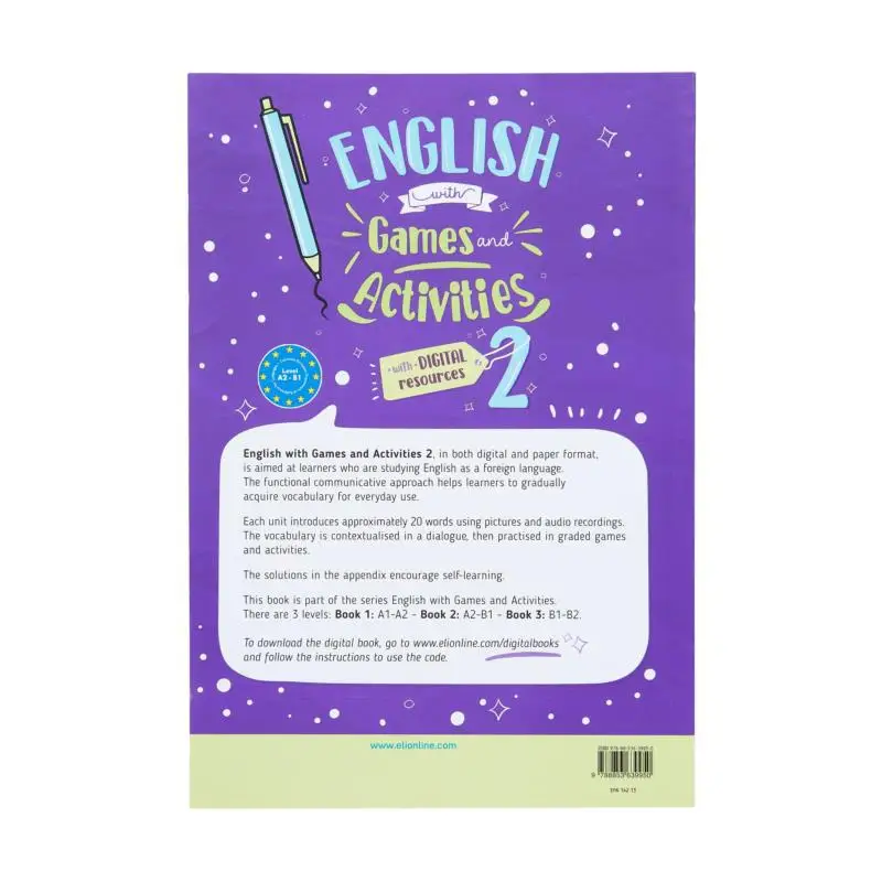 ENGLISH WITH Digital Games And Activities 2  Downlodable Multimedia ELI Publishing Group ELI Publishing Group 9788853639950 Book