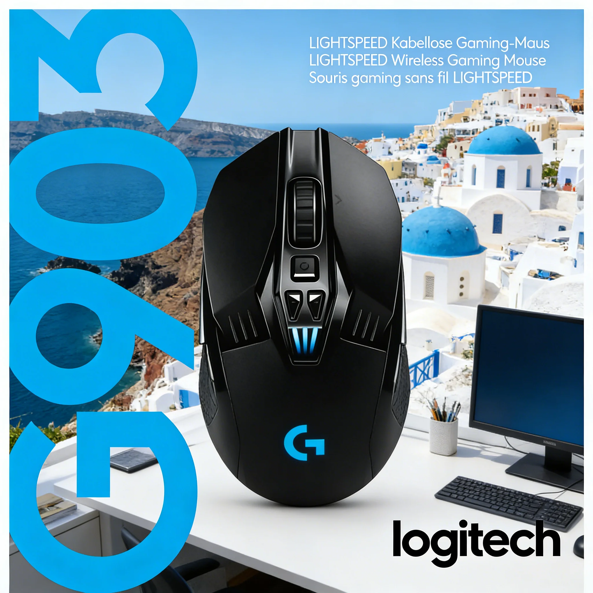 

Logitech G903 HERO Wireless RGB Esports Gaming Mouse 25600 DPI LIGHTSPEED Ultra-Long Battery Life 180H 11 Programmable Buttons