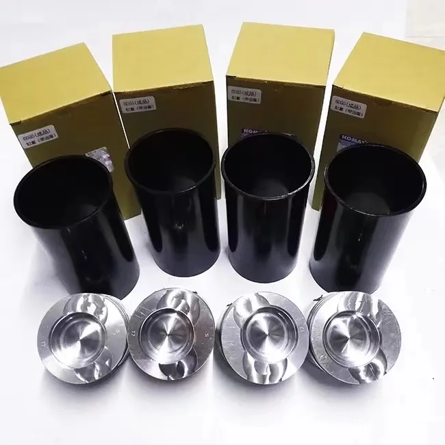 Factory Direct Sales Excavator Motor Engine Assy Pistons Original for Komatsu Engine Spare Parts