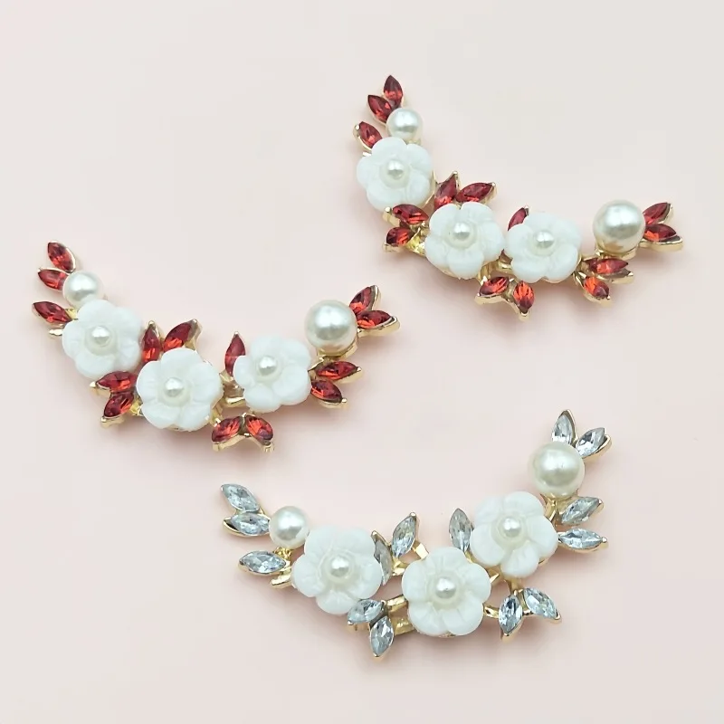 

20 шт., жемчужные стразы, цветы сливы, бусины для шитья, карнавальный костюм, древние волосы невесты, головные уборы, сумка, украшение для одежды