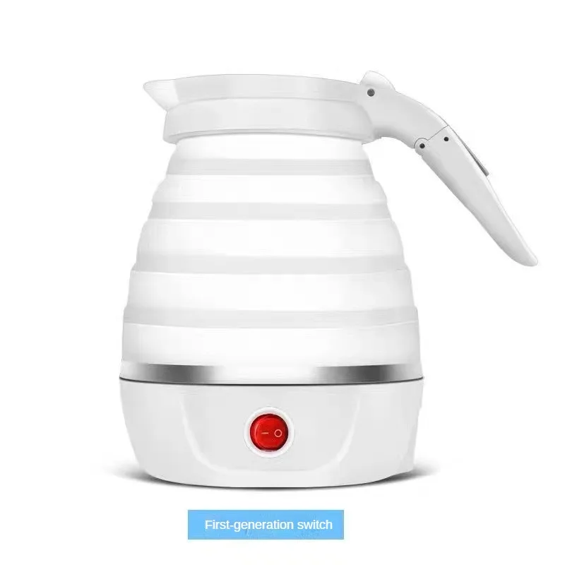 Small Electric Kettle Travel Kettle Foldable Portable Kettle Foldable Kettle, Silicone Foldable Heating Kettle Camping Tea Kettl