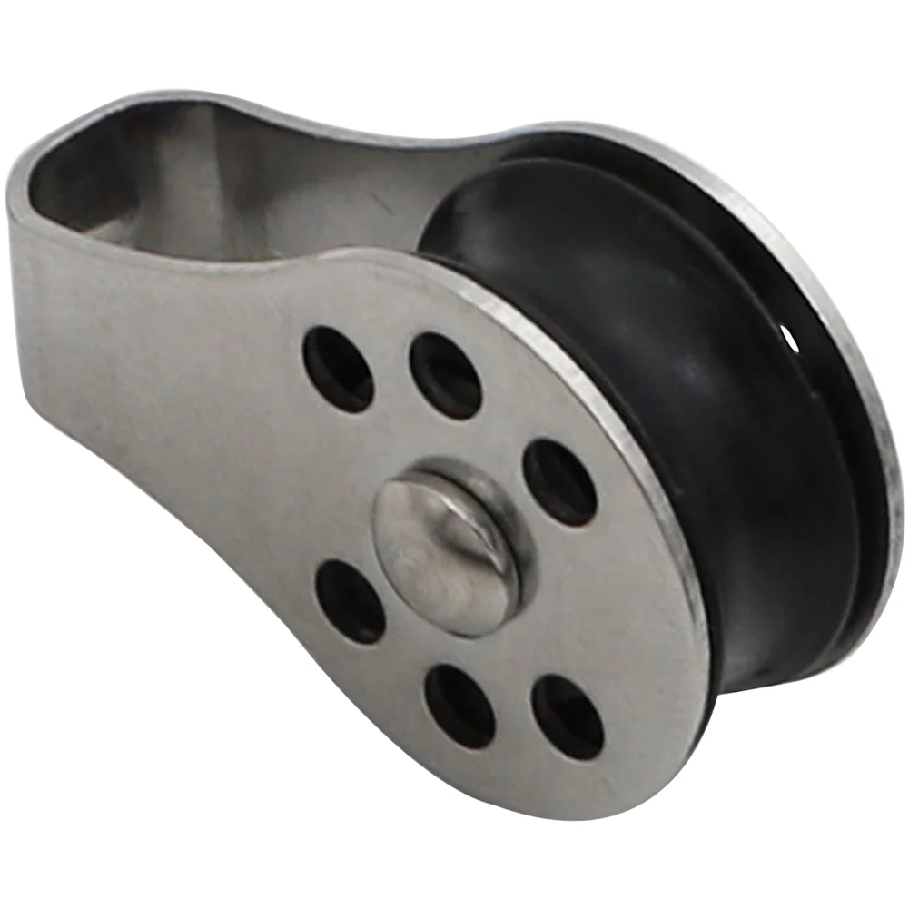 1/4 Pulley 316 Stainless Steel 22mm 304/316 For Heavy-duty Marine And Outdoor Use Detachable V Groove Pulley Wheel Bearing Wheel