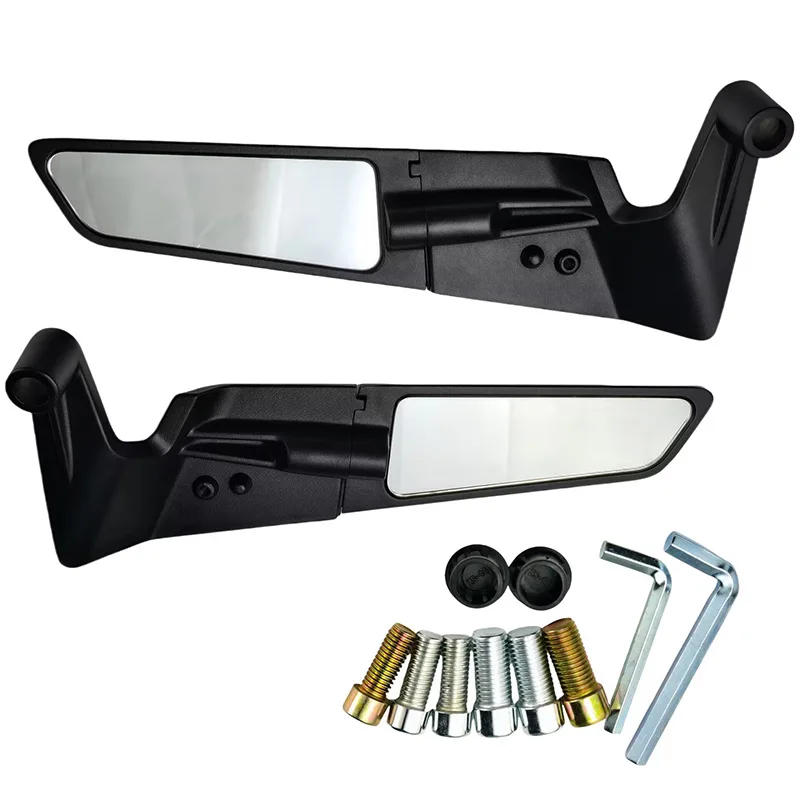 

Motorcycle Rear-view Mirror Adjustable Invisible Wing Mirror Suitable for Most Motorcycles Motorcycle Modification Accessories