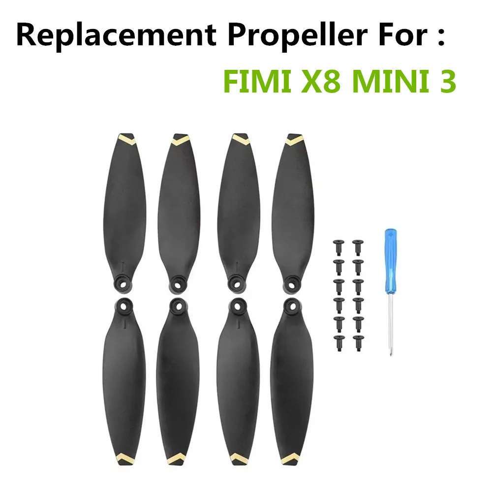 

1 Sets Blades / Gold / Silvery / Orange / CW/CCW Propeller Replacement Use For FIMI X8 MINI 3 Drone Foldable Propellers