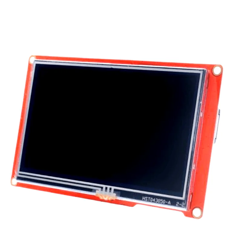 Imagem -03 - Módulo de Exibição Nextion-lcd-tft Hmi Série Inteligente Rgb 65k Capacitivo Colorido Painel de Toque Resistivo sem Gabinete 43