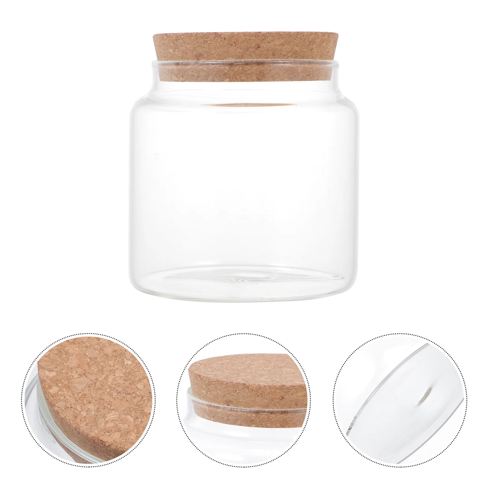 

Compact Kitchen Glass Jar Transparent Sealing Cereals Storage Tank Household Seasoning Organizer Visual Brilliance