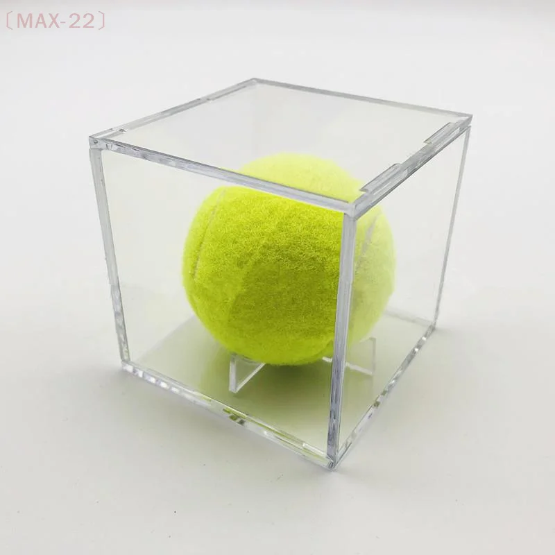 1pc Baseball Acrylic Box Acrylic 80*80*80 Transparent Baseball Storage Collecting Box Golf Ball Display Box