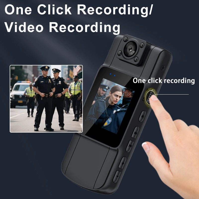 4K HD WiFi Mini Camera Portable Digital Video Recorder Cycling BodyCam Infrared Night Vision Police Camera Small Bike Camcorder