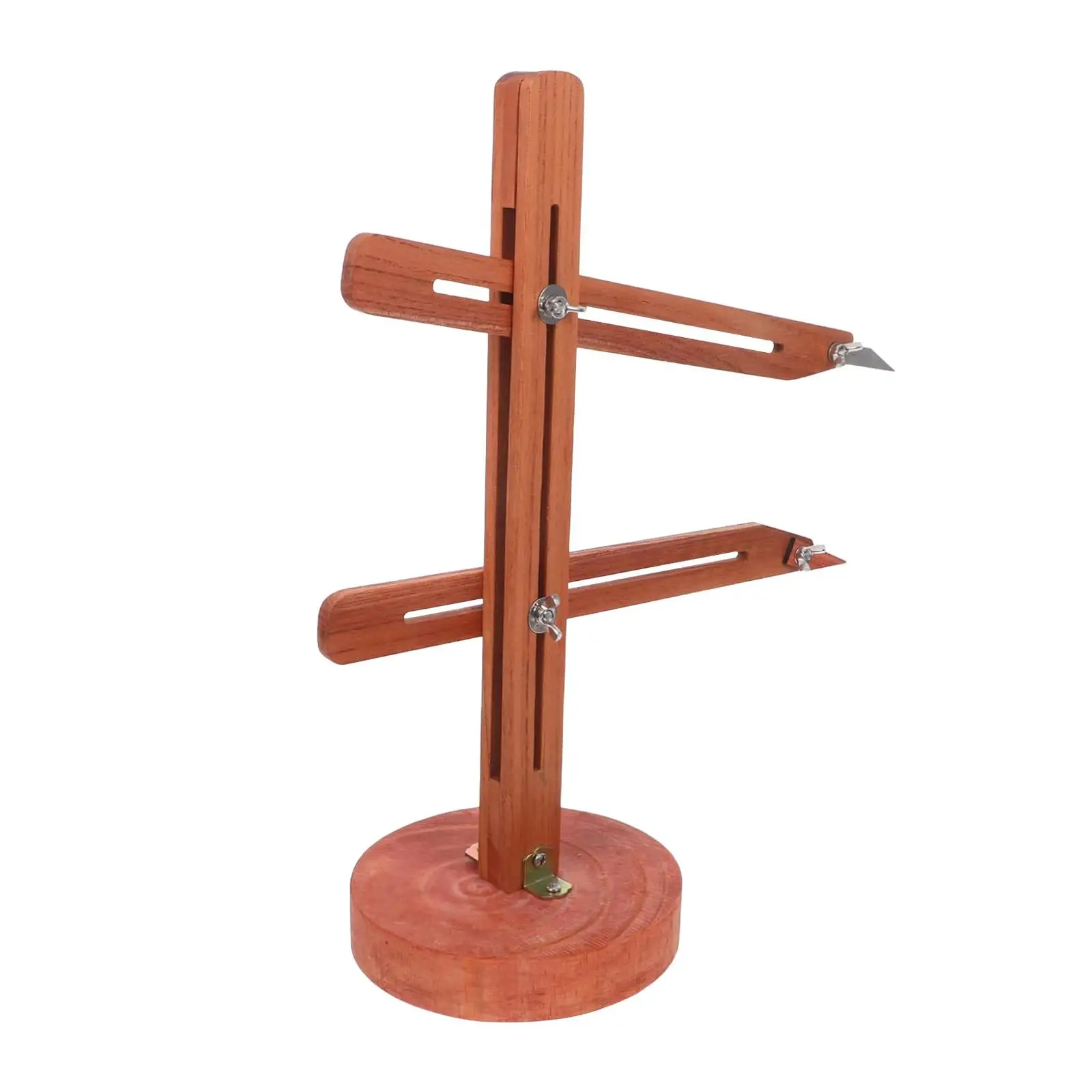 Pottery Throwing Gauge Pottery Accessories for Making Repeat Forms for Beginners Professional Adjustable Wooden Measuring Gauge