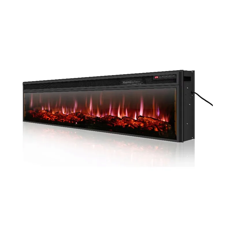 

30" 34" 40" 48" 60" 72" Fashionable Insert Adjustable Thermostat 220v Electric Fireplace with Heater for Winter