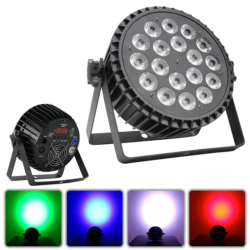 LED PAR 18*12W Full Color LED Effect light KTV disco party bar wedding concert LED dmx wash stage light show