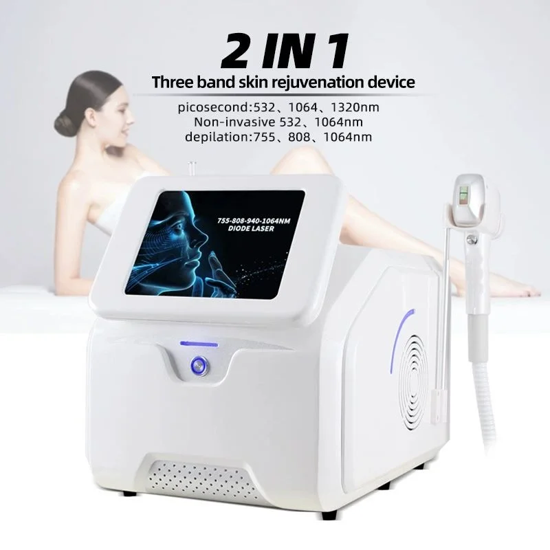 

Новый диодный лазер 808NM для удаления волос 2 в 1 ледяная платиновая система охлаждения безболезненный эпилятор для постоянной эпиляции для салона