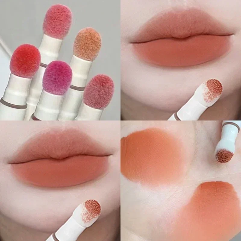 Wasserdichter Samt matt nackt Lip gloss langlebig leicht zu färben koreanische Make-up Tönung flüssige Lippenstifte Creme Pigmente Kosmetik