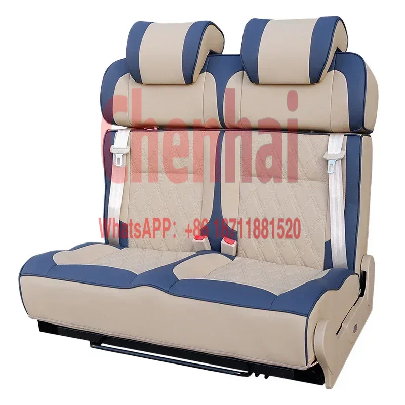 CustomizedRV Double Seat Double-sided Car Bed Chair Color Customization Adjustable Backrest Angle Car Double Bed