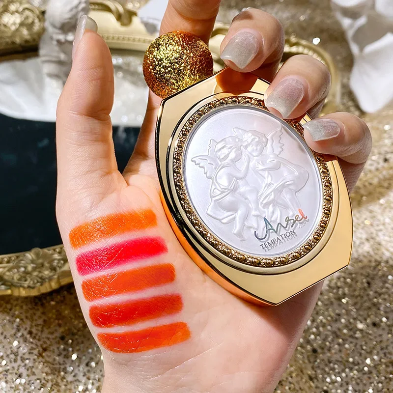 Oriental Classical Beauty 5 in 1 Lipstick Matte Pigmented Waterproof Lasting Lip Makeup Silky touch Charming Cosmetics