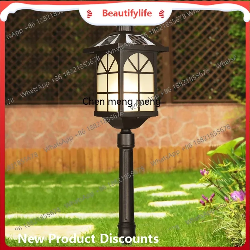 

Новая скидка на солнечный торшер, садовый торшер, светодиодный уличный водонепроницаемый садовый бытовой торшер с травой