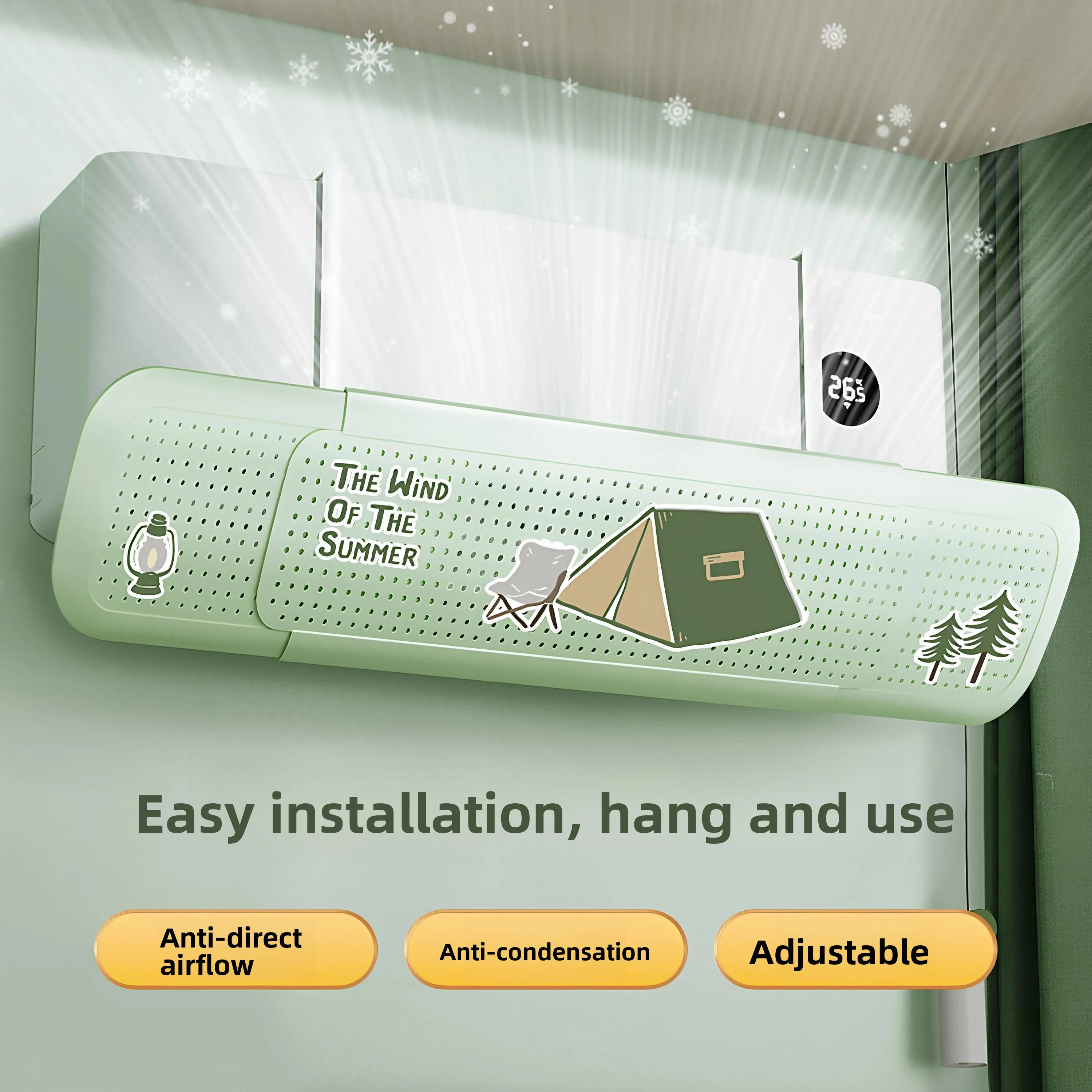 new-2026-wall-mounted-air-conditioner-windshield-universal-air-outlet-grille-postpartum-care-prevent-direct-blow-plastic