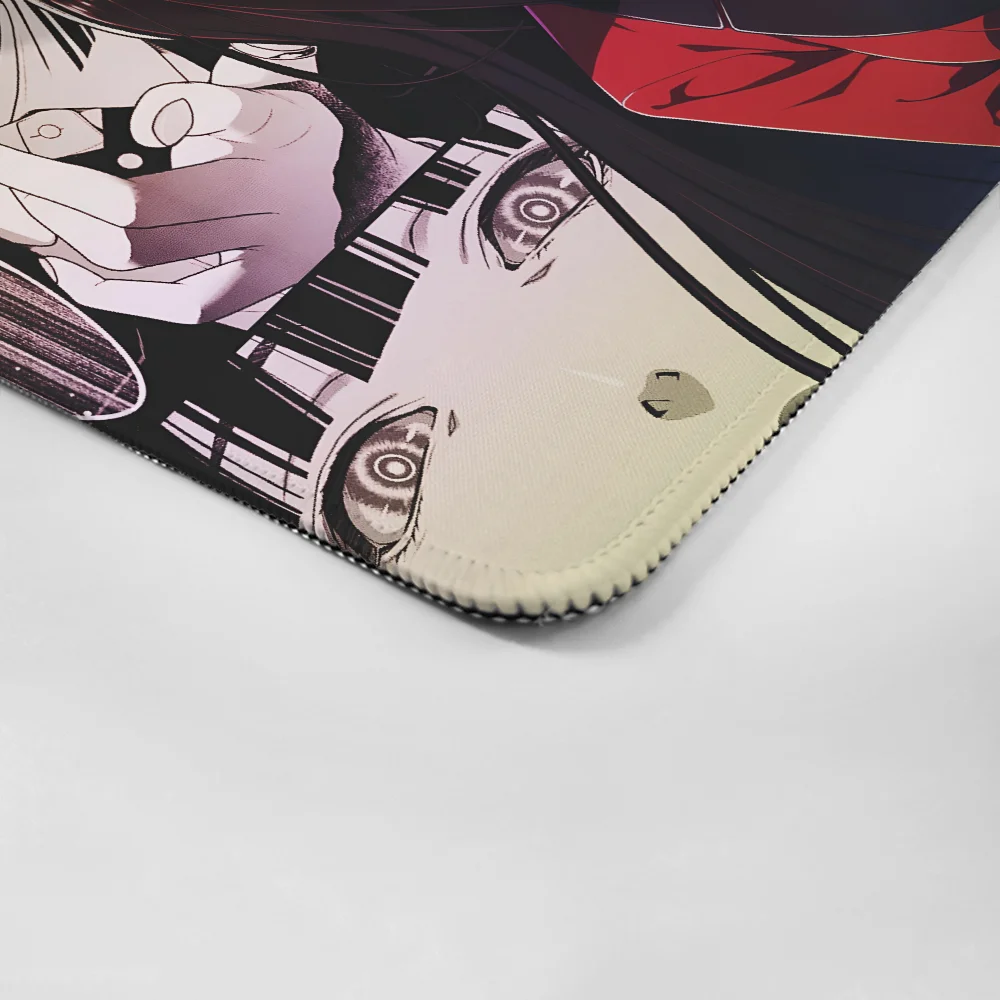 Y-Yumeko Jabami Mousepad ملحقات ألعاب الكمبيوتر الكبيرة وسادات الماوس المكتبية المضادة للانزلاق للكمبيوتر المحمول لوحة ماوس ناعمة