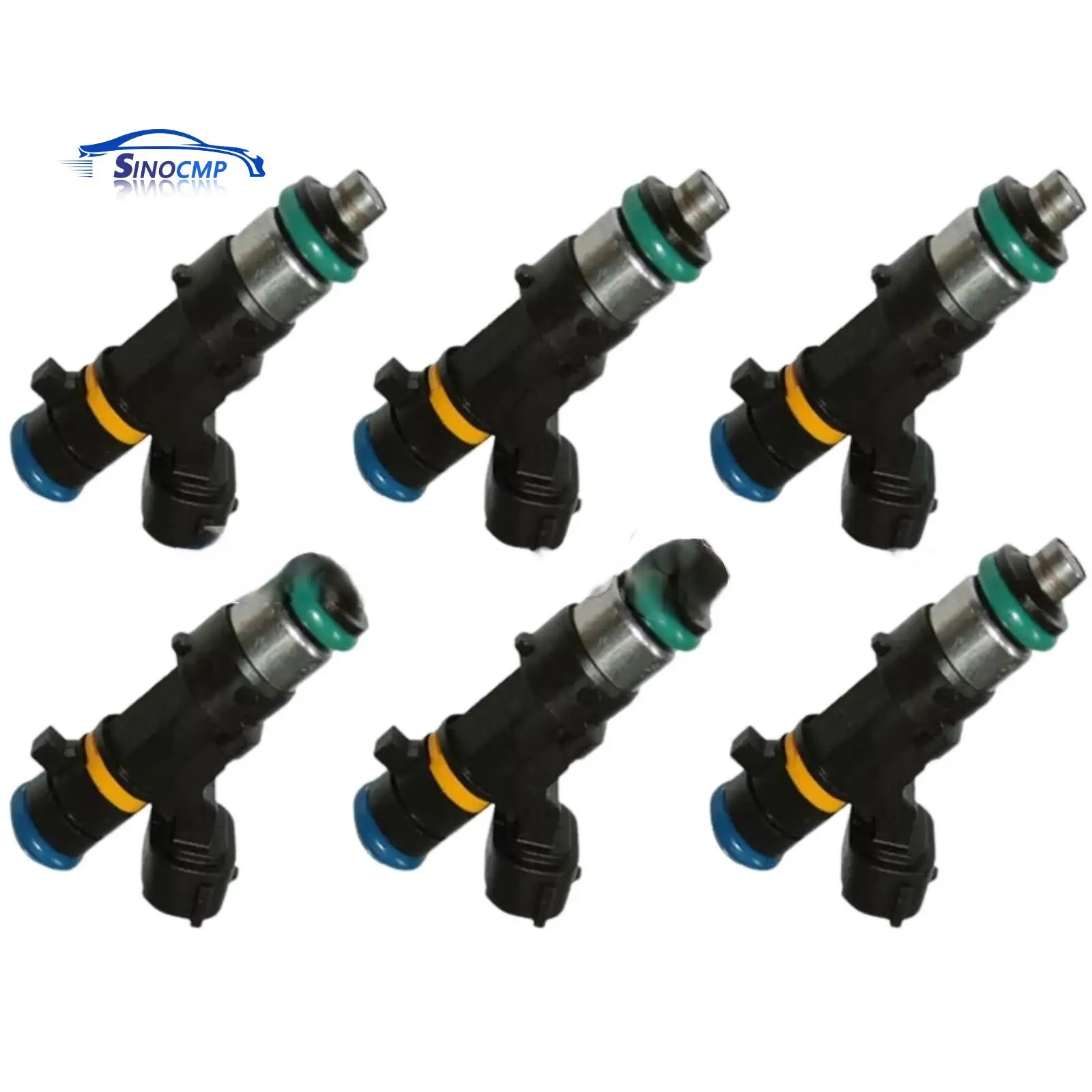 

Топливная форсунка 6 шт. 16600-CD700 16600-CD701 16600-CD70A 0280158042 842-12327 для 03-08 Nissan Murano 350Z Infiniti FX35 G35 3.5L