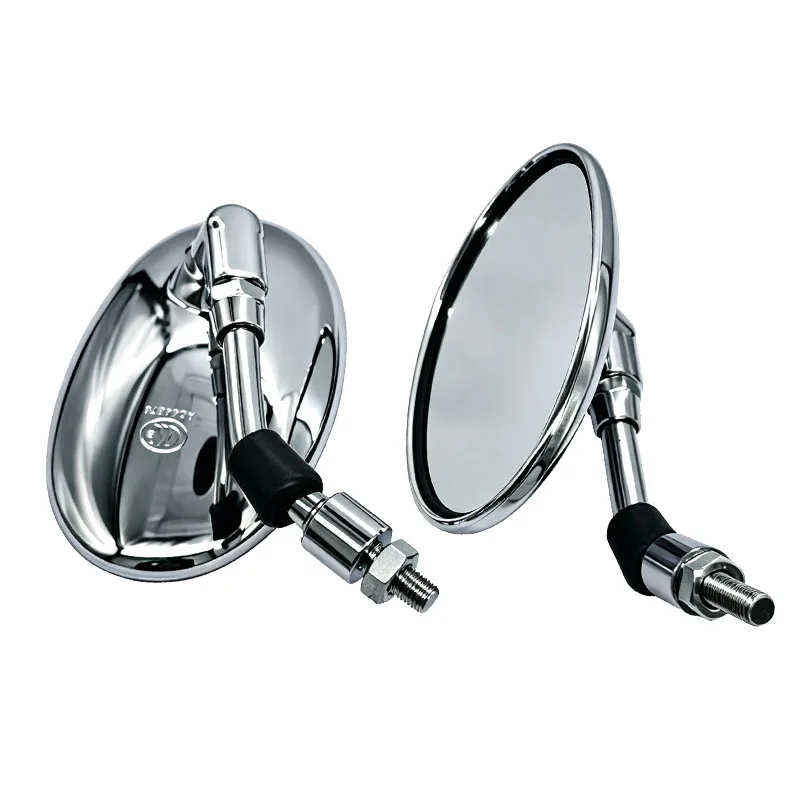 M10 Universal-Rückspiegel für MT-03 MT-07 MT-09 Motorräder, Elektrofahrräder und Roller, verchromte Seitenspiegel. – Detail 7