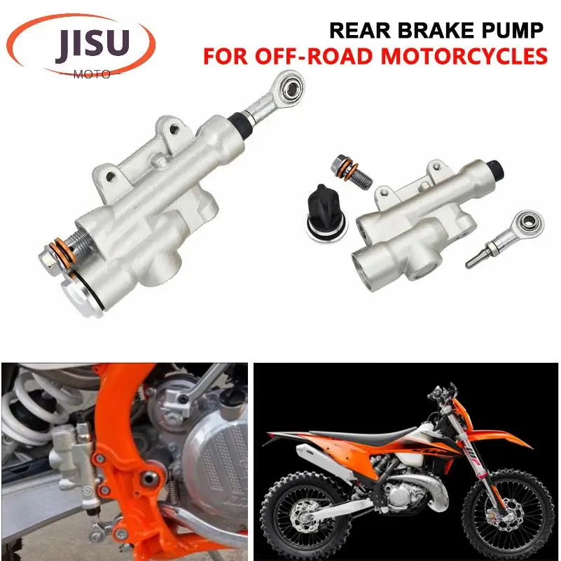 

Подходит для мотоциклов Husqvarna FC TE FE TC TX FX EXC EXCF XC SXF: задний тормозной насос, задний гидравлический главный тормозной цилиндр.