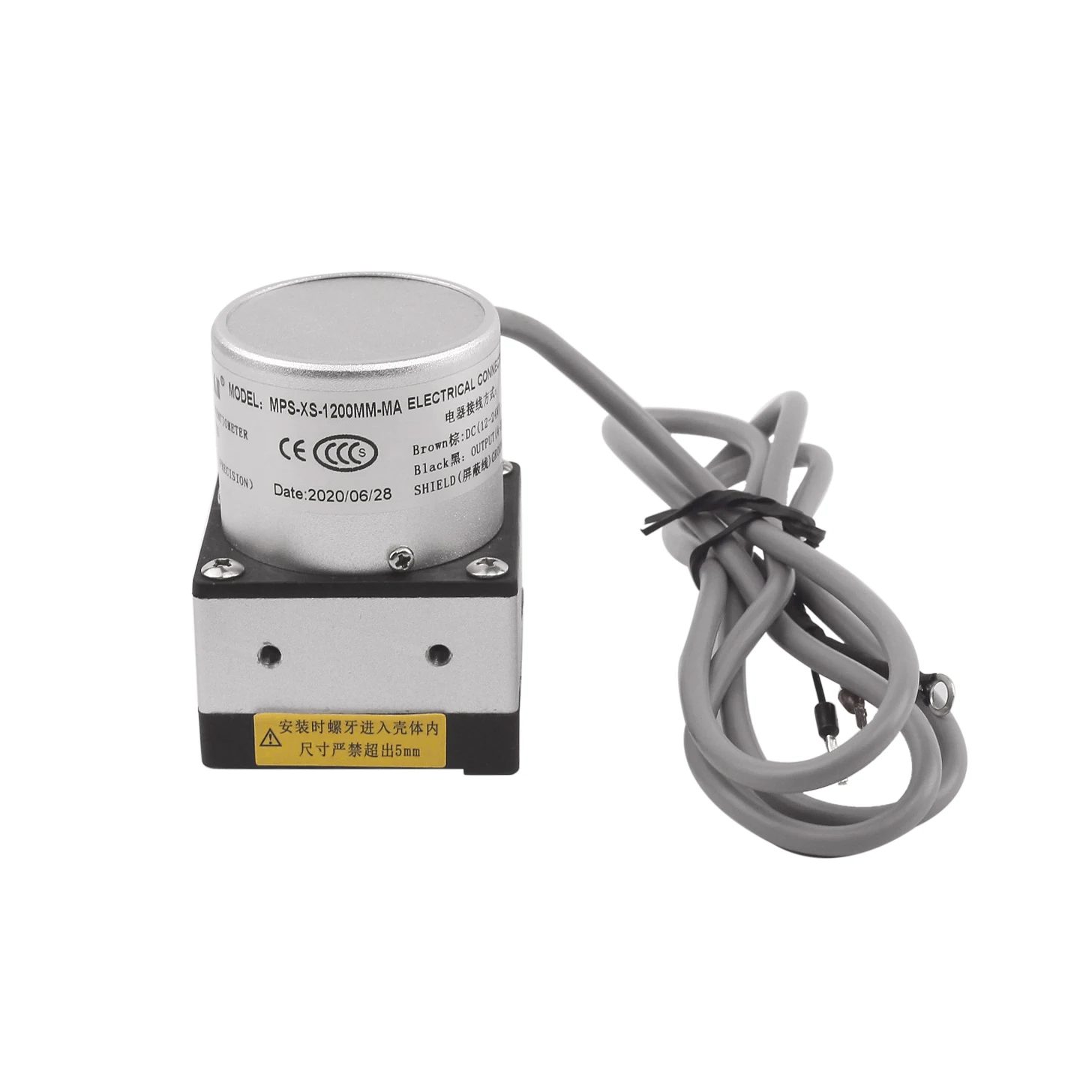 Miran MPS-XS-P Incremental Type Draw Wire Encoder Widely Used For Crack Measurment Pull Rope Displacement Position Sensor