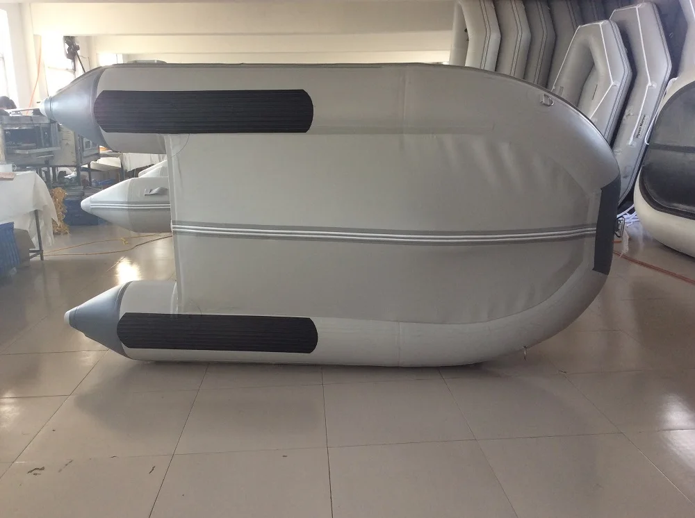 Herofuns قارب قابل للنفخ 320 سنتيمتر x 151 سنتيمتر 3 طبقة قوارب الصيد القابلة للنفخ مغلفة مقاومة للاهتراء كاياك التجديف الزورق #4