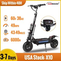 6000W puissant Scooter electrique 60V 38Ah vitesse maximale 85 km/h 100 km portee 11 \