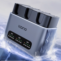 LLANO NP-W126S PD/QC 20W 30W Camera Battery Charger Storage Box Type-C Cable for Fuji XT3 XT30 XT50 X-M5 X100Vl XT20 XT10 XS10