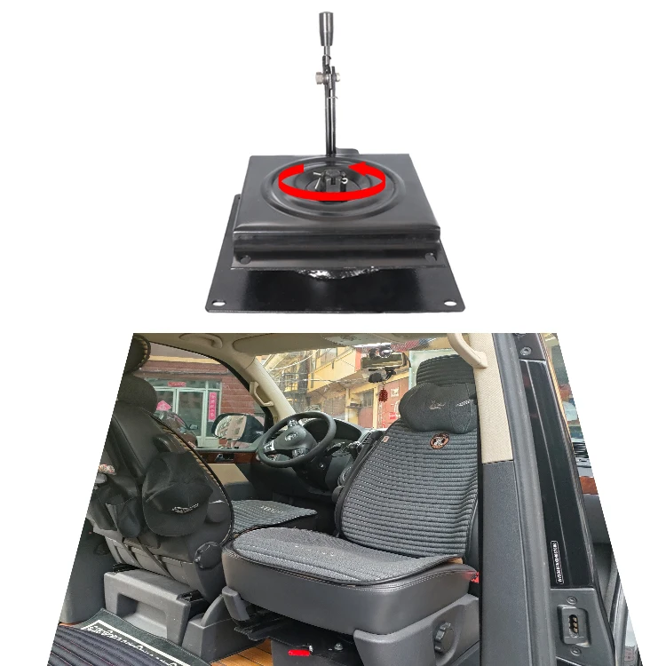 

Car Seat Swivel spinner base plate trailer rotation diy car turntable RV seats rotating mechanism campervan seating turntable