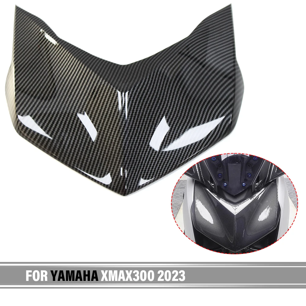 

Front Headlight Headlamp Upper Beak Nose Extension Cowl Case Top Bodywork Fairing Cover For Yamaha X-MAX 300 2023 2024/X MAX