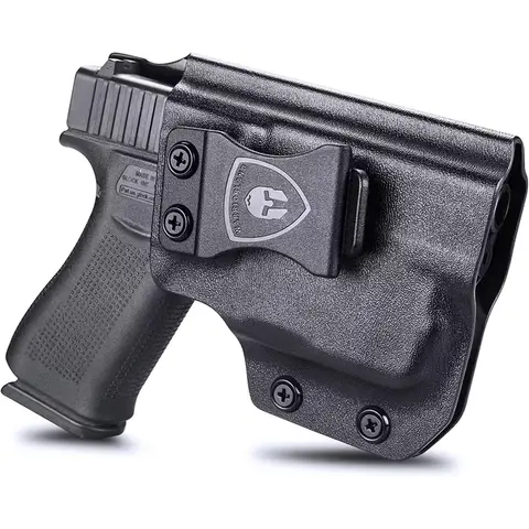 IWB Kydex Holster Fit Glock 43/Glock 43X Pistol+TLR6 Light-Not Fit G43X MOS,Only Holster,Right Hand