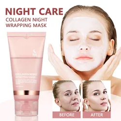 Baby Collagen Glow Mask Collagen Peel Off Mask Korean Face Mask Make Glowy Skin Skin Elasticity Firming Wrinkle Facial Mask