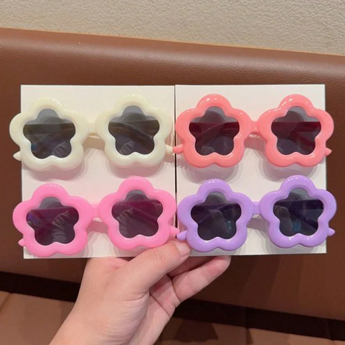 2/3/4Pcs 2025 Newest  Cute Beautiful Flower  Fashion Glasses Eyewear,Card Only Show,Don't Shipping image 2