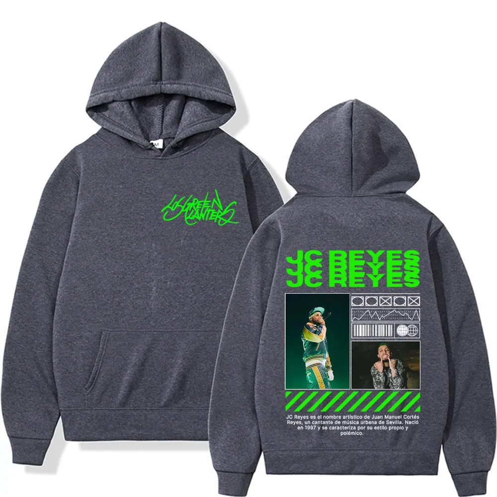 Rapper Jc Reyes Album 2025 Tour Merch Pullovers Men Women Fashion Hip Hop Vintage Hoodie Streetwear High Quality Sweatshirt Tops