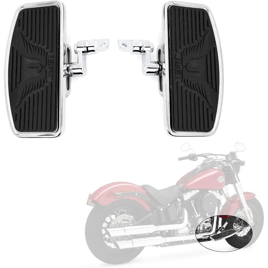 

Adjustable Motorcycle Floorboards with Eagle Pattern Front Footboard Pedals for Harley Sportster 883 1200 Enhanced Riding Comfo