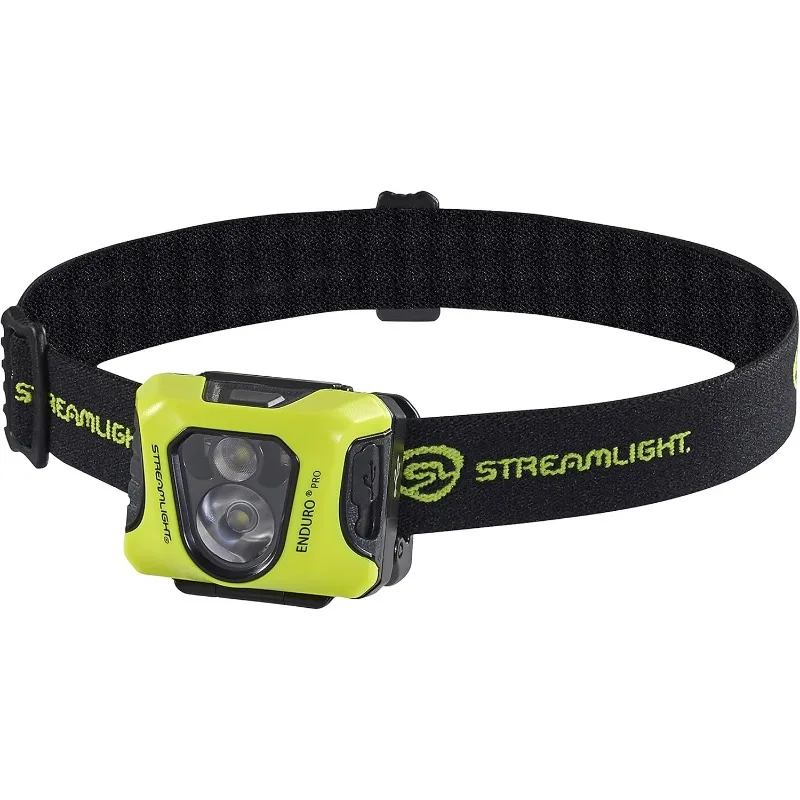 

Streamlight 61435 Enduro Pro 200-Lumen USB Rechargeable LED Headlamp with Elastic Head Strap, and USB Cable, Yellow