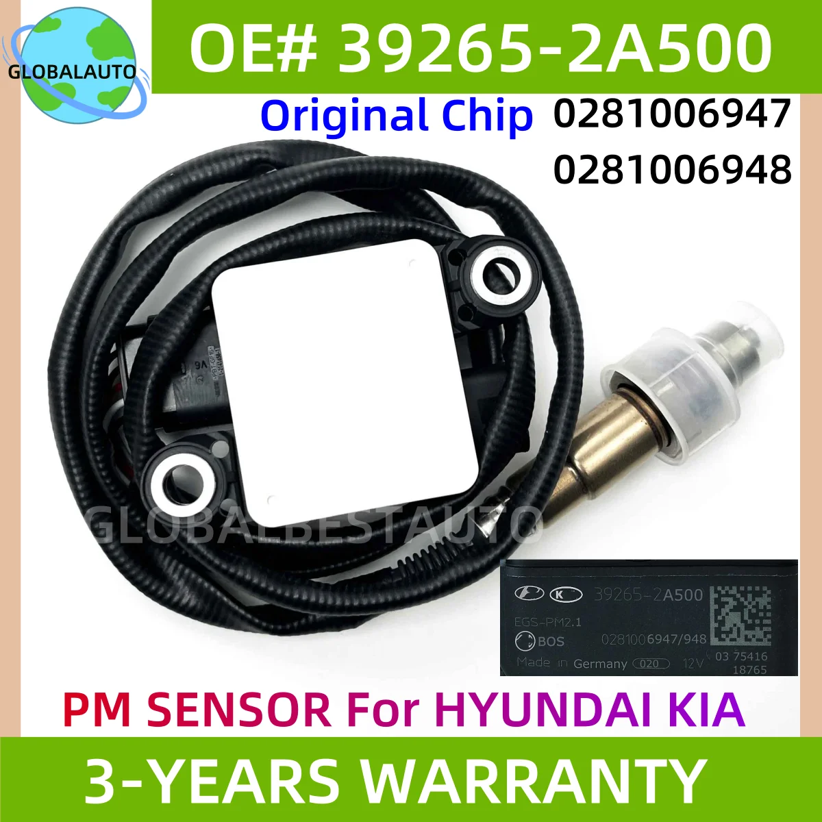 

39265-2A500 392652A500 0281006947 0281006948 Original NEW PM Particulate Matter Sensor For Hyundai Kia