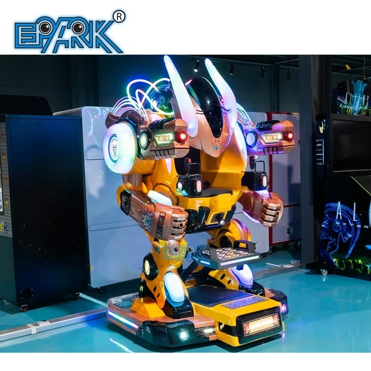 Amusement Park Kids Rides Outdoor Square Electronic Robot Rides For Indoor Outdoor