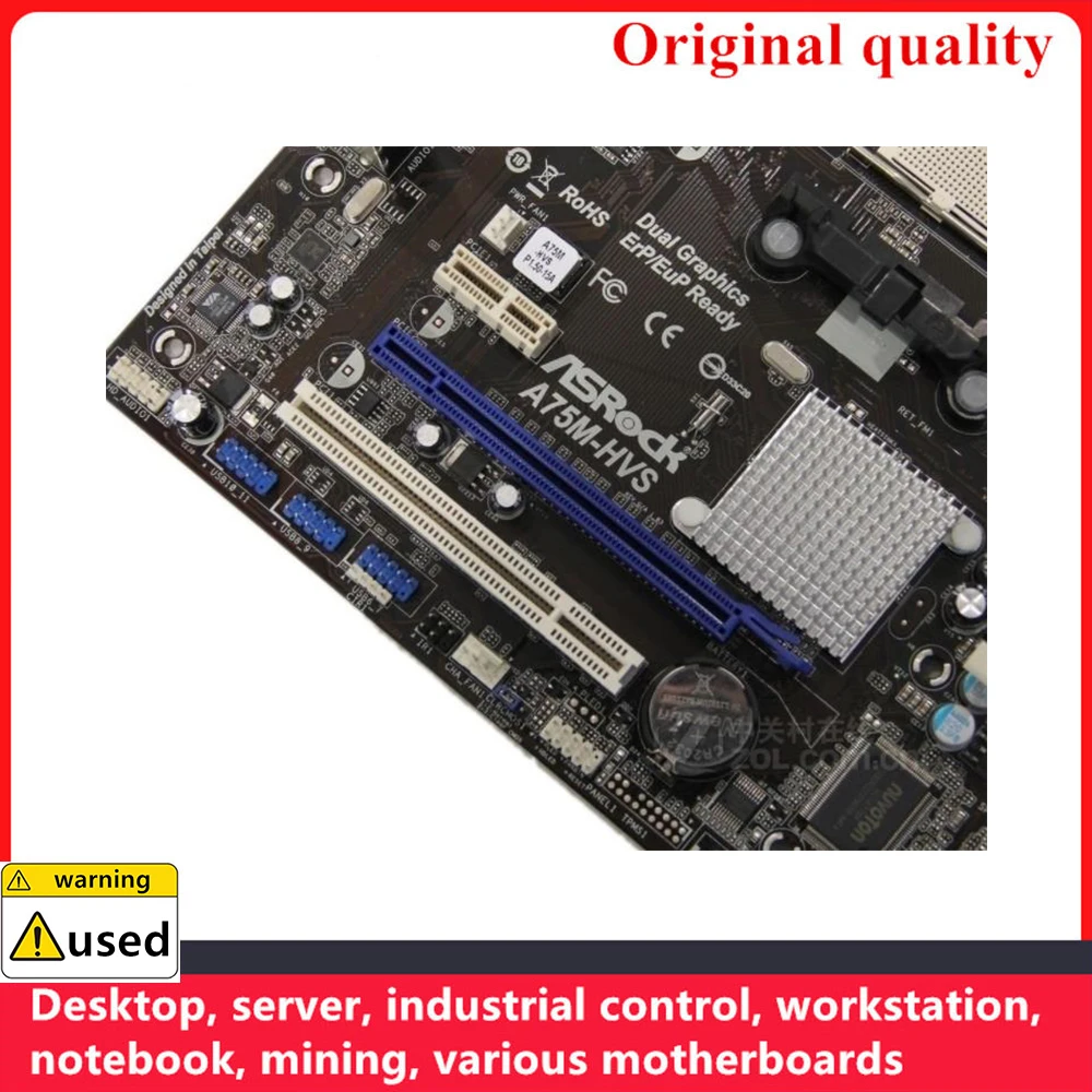 لوحة أم مستعملة من ASROCK ، ، مقبس سطح المكتب FM1 ، DDR3 ، 16 جيجابايت ، SATA III ، USB